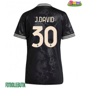 Juventus Jonathan David #30 Tredje Tröja Kvinnor 2025-26 Kortärmad